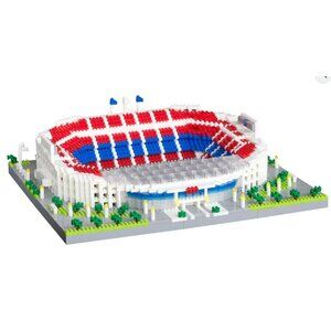 Barcelona Camp Nou Soccer Stadium Model 3500+ Piece Building Block Kit For Ages